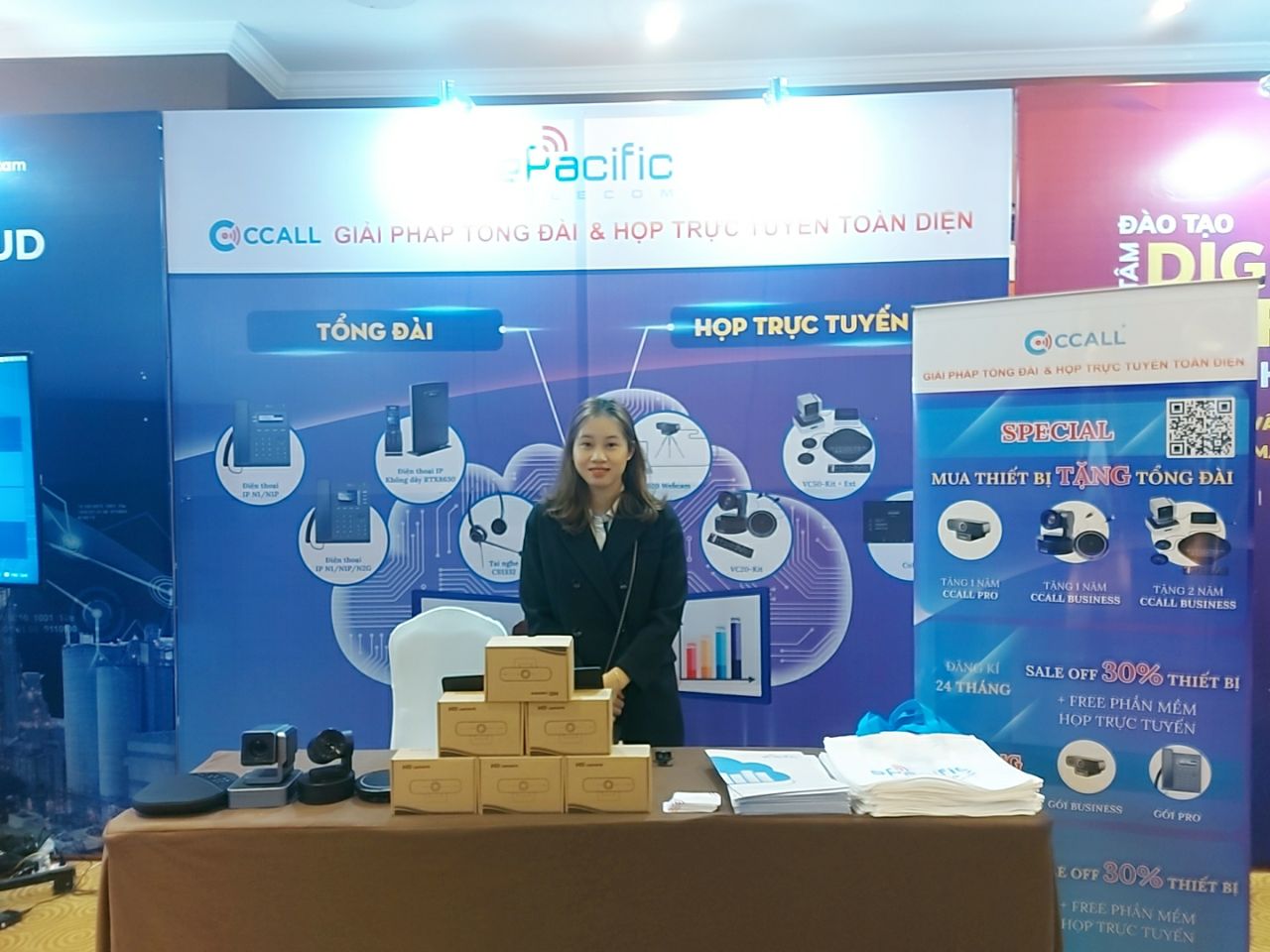 Gian hàng ePacific Telecom tại Internet Day 2020